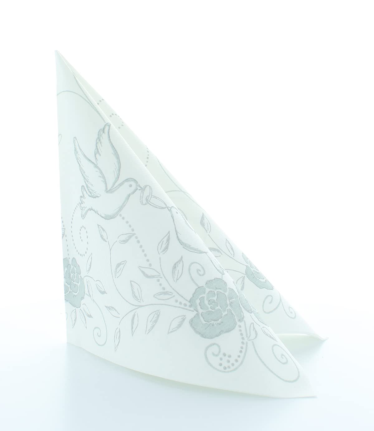 SEUNMUK 100 Tovaglioli Di Carta Bianchi Usa E Getta, Sensazione Lino, 40x40 Cm, Eleganti E Morbidi, Ideali Per Matrimoni E Feste
