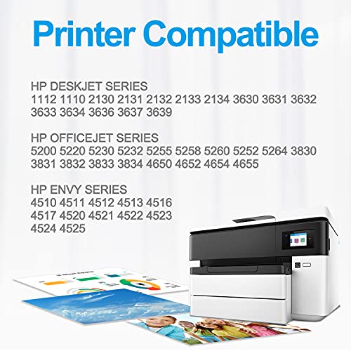Vaker Remanufactured Ink Cartridge Replacement For Hp 63 63Xl Combo Pack For Officejet 3830 5255 5258 5200 4650 4655 Envy 4520 4510 Deskjet 3631 3639 3632 3634 Printer (2 Black) #TOP1