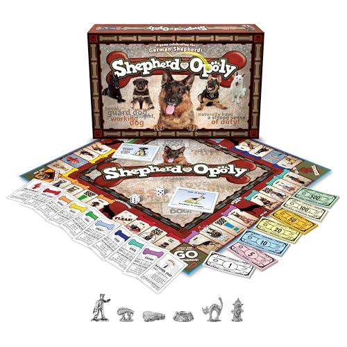 Late for The Sky German Shepherd-Opoly juego de mesa miniatura 2
