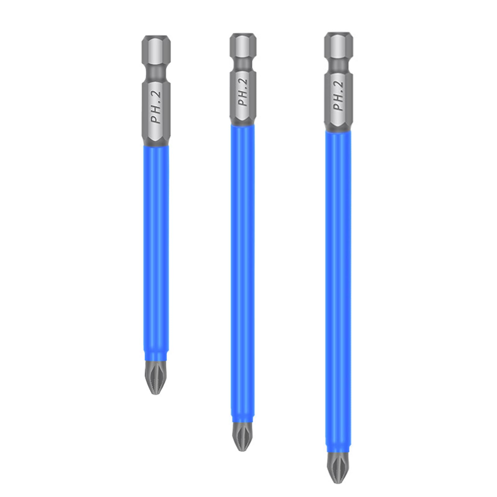 Antislip Screwdriver Heads Electric Air Screwdriver Tips Strong PH2 Antislip Cross Heads