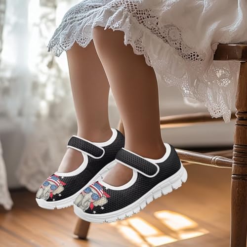 Yzaoxia Little or Big Kids Slip On Shoes Girls Hook and Loop Running Shoes Lightweight Walking Athletic Sport Shoes Mesh Breathable Barefoot Shoes Tennis Shoes for Gym School Outdoor2