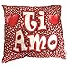 Cojín Ti Amo Ti Voro Bene io e Te sempre Insieme 30 x 30 cm PS 40784-ti Amo