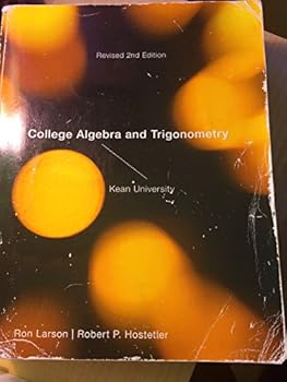 Paperback College Algebra and Trigonmetry Book