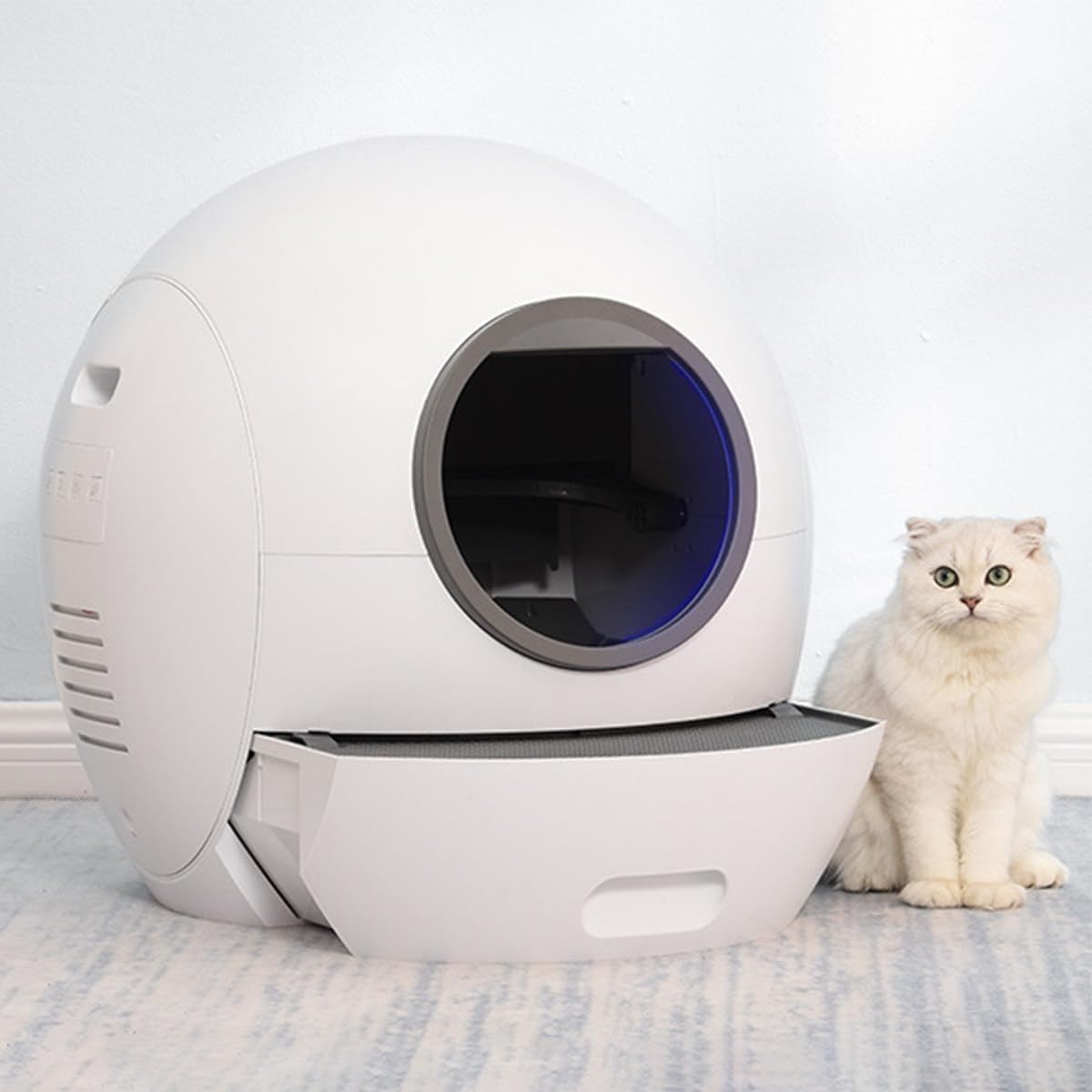 Smart Self-Cleaning Cat Litter Box with APP Control - Automatic Cat Toilet for Easy Cleaning, Large Capacity, Odor Control, Ideal for Busy Cat Owners