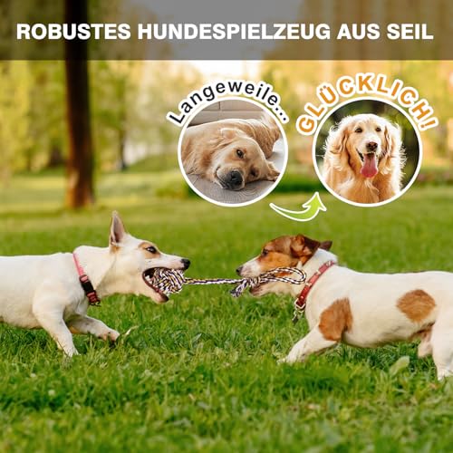 Wodondog Hundekauspielzeug,welpenspielzeug,8 Stück Spielzeugset für Welpen,Tauziehen Plüschhundespielzeug, Natürlicher Baumwolle & Ungiftig, Lindern Sie Stress und Langeweile