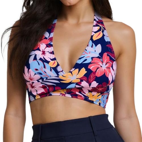 Haut de bikini tendance à fleurs grand maintien pour nager en toute liberté
