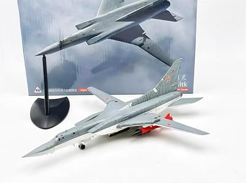 Miniatura 2 de Tupolev Tu-22 MS 1144 Modelo de avión fundido a troquel Bomber Bombardero Variable Barrido Wing Fighter Modelo de avión