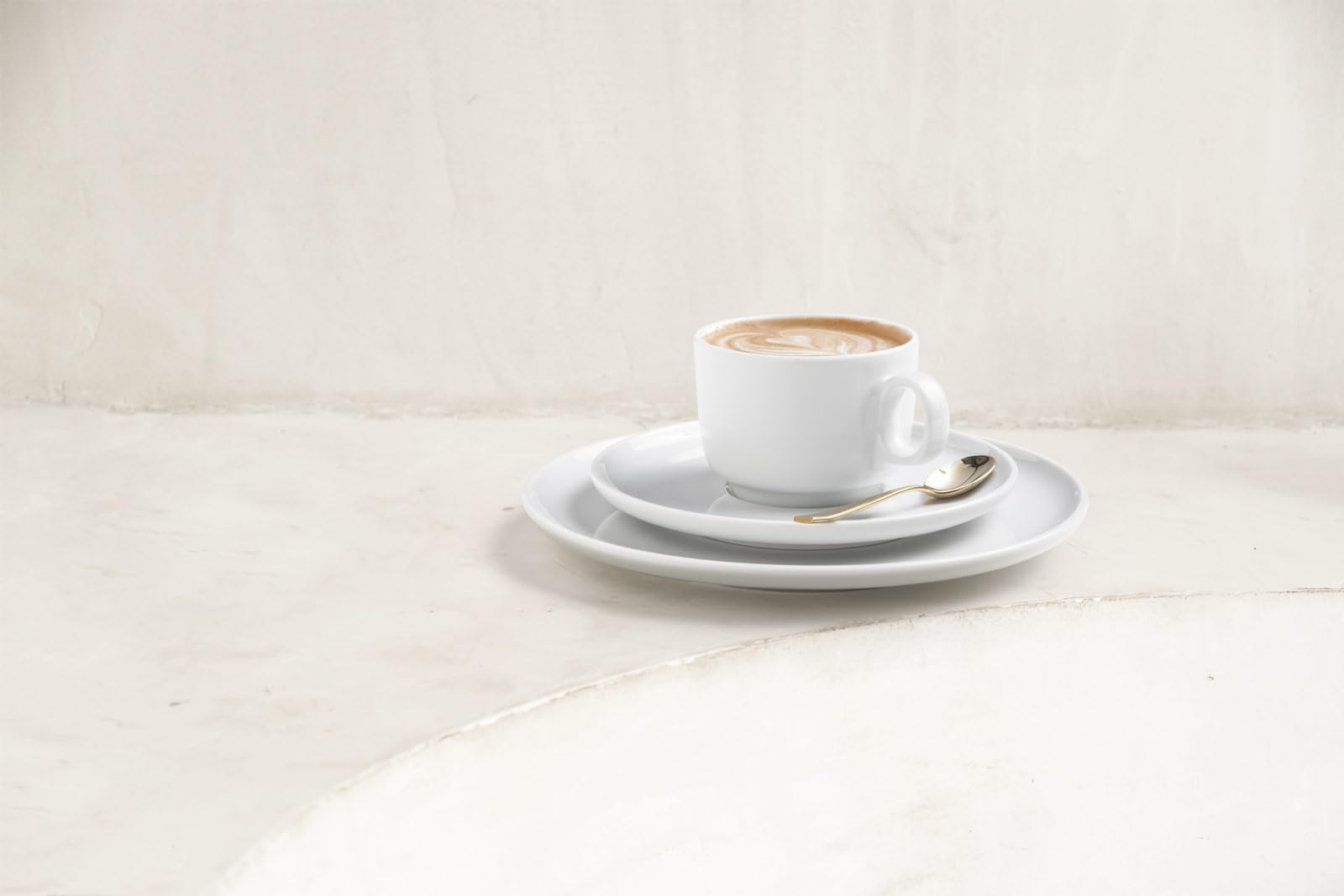 Seltmann Weiden Sento Home Espressotassen ohne Henkel 80 ml – 6er Set – Porzellan, Spülmaschinen- & mikrowellengeeignet – Mokkatassen in klassischem Weiß