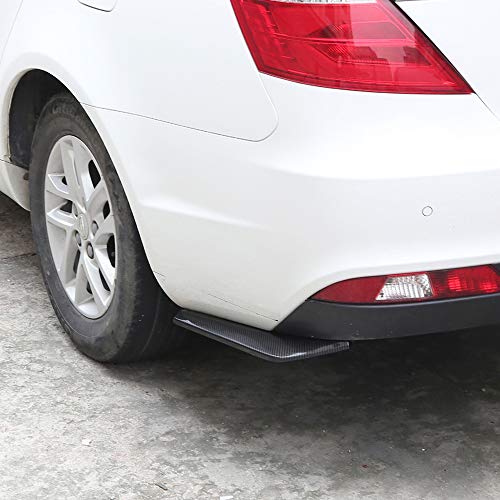 Sangmei Pára-choques traseiro divisor de lábios universal para-lamas do lado do carro aletas spoiler