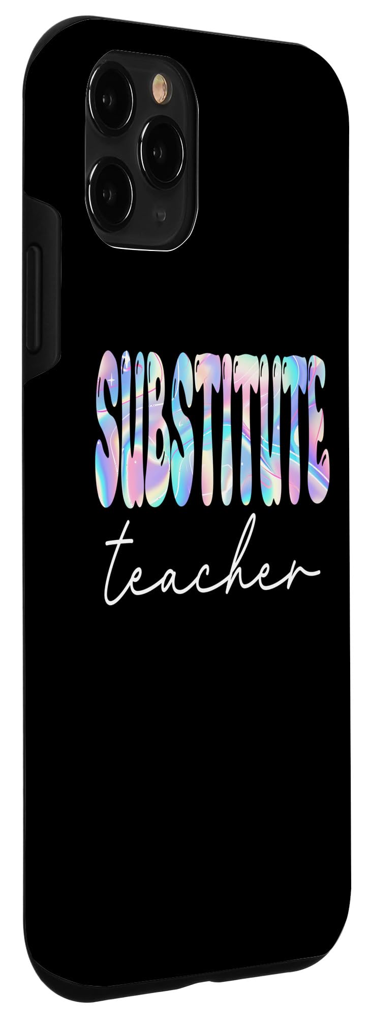 iPhone 11 Pro Substitute Teacher Groovy Back to School Teachers Women Girl Case - Image 3