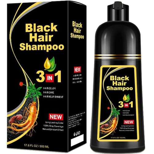 La mejor comparación de Colorantes de esta semana. 50 Champú Instant Hair Color para Cabello,hair dye shampoo, Champú Tinte Instantáneo 3 En 1 Fórmula Suave Que contiene Ingredientes Naturales,shampoo tinte, Adecuado Para HombresY...