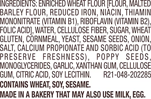 Thomas' Everything Bagel Thins, Only 110 Calories, 8 Count, 13 Oz #TOP7