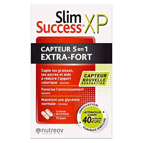 Nutreov - CAPTEUR 5 EN 1 EXTRA-FORT 30 COMPRIMES + 15 GELULES SLIM SUCCESS XP NUTREOV