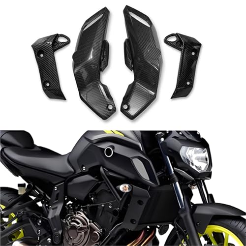 Ailettes de carénage moto pour Y-AMAHA FZ-07 2018-2020 couvercle d'admission d'air
