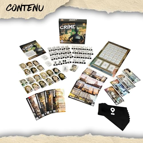 Jeu d'enquête et de coopération Lucky Duck Games Chronicles of Crime Enquêtes Criminelles - vue 6