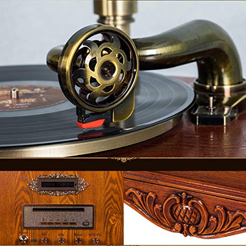 IW.HLMF Gramophone Platine Vinyle rétro Prise en Charge de l’enregistrement Bluetooth 33/45/78 Vitesses Radio HD FM.AM… - Les Beatles, Paul McCartney, John Lennon, RIngo Starr, George Harrison IW.HLMF Gramophone Platine Vinyle rétro Prise en Charge de l'enregistrement Bluetooth 33/45/78 Vitesses Radio HD FM.AM… – Image 4