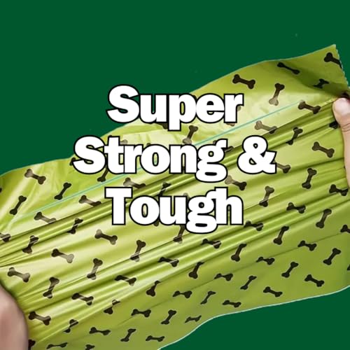Image of Dogtor Puggins Biodegradable Poop Bags | Leak-Proof, Extra-Thick, Easy-Tear | 270 Bags (18 Rolls) | Eco-Friendly, Odor-Control | Supports Animal Welfare | Multipurpose Use