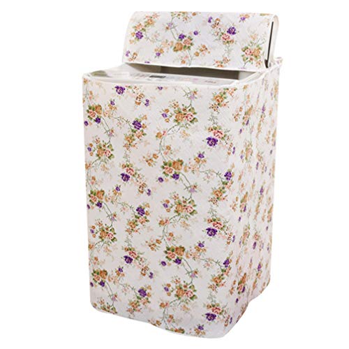 Waschmaschine Abdeckung Wasserdicht Staubschutz Roller Sonnenschutz-Abdeckung Toplader Waschmaschine Hülle Wärmepumpentrockner Trockner