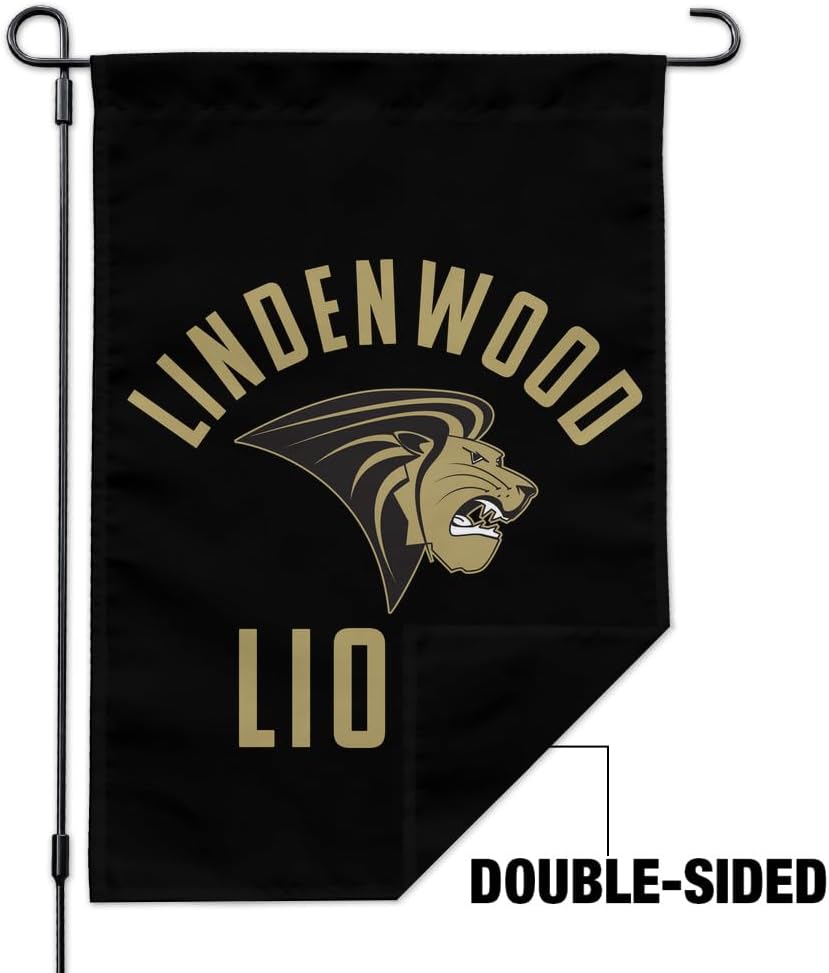 Lindenwood University Lions Logo Garden Yard Flag