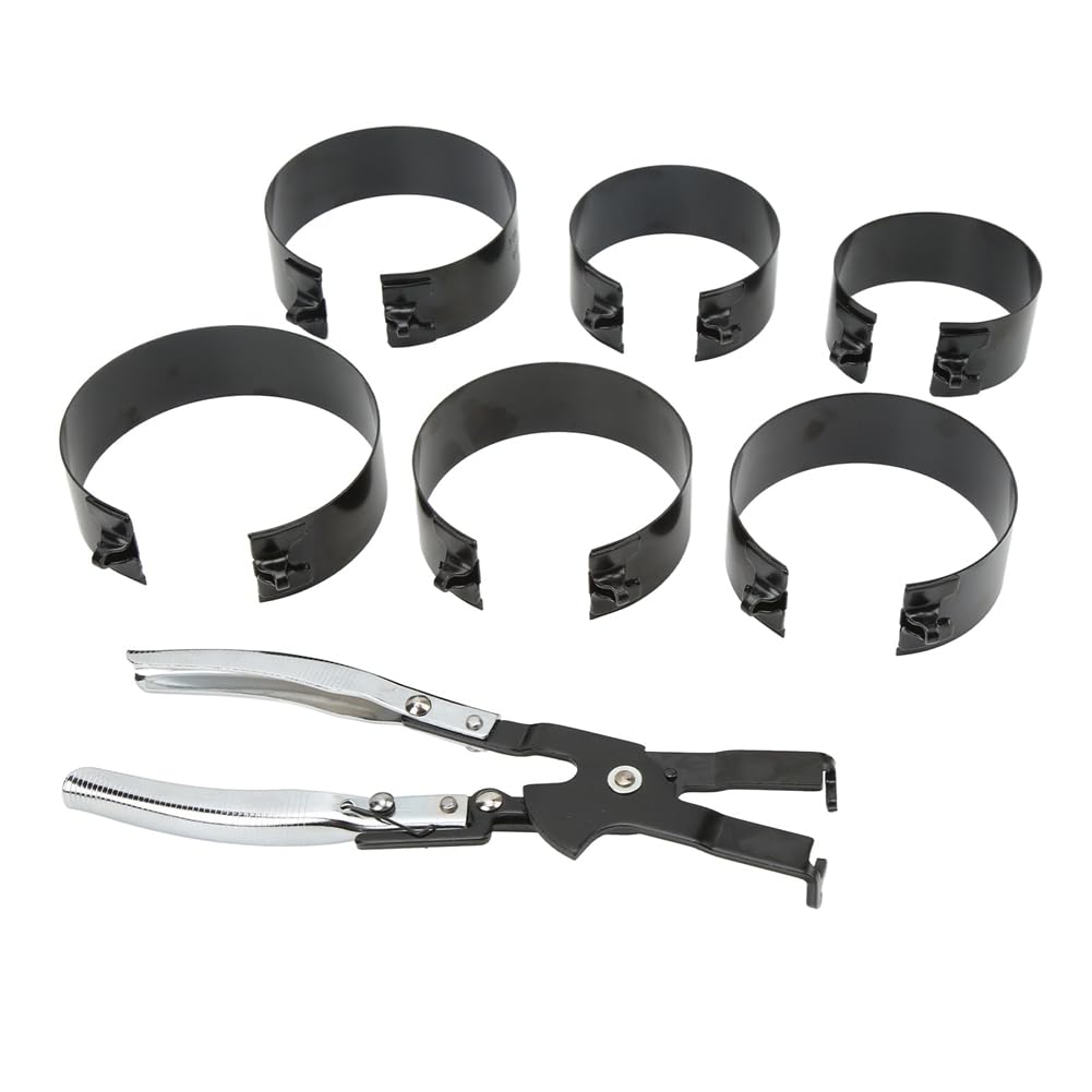 Set di Compressori per Anelli di Pistone Universali Compatibili per la Manutenzione Auto con 6 Opzioni di Dimensione della Banda.