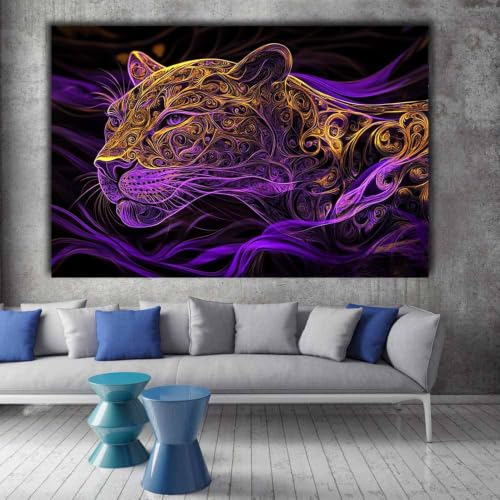 Tableau decoration murale leopard pour sublimer votre chambre