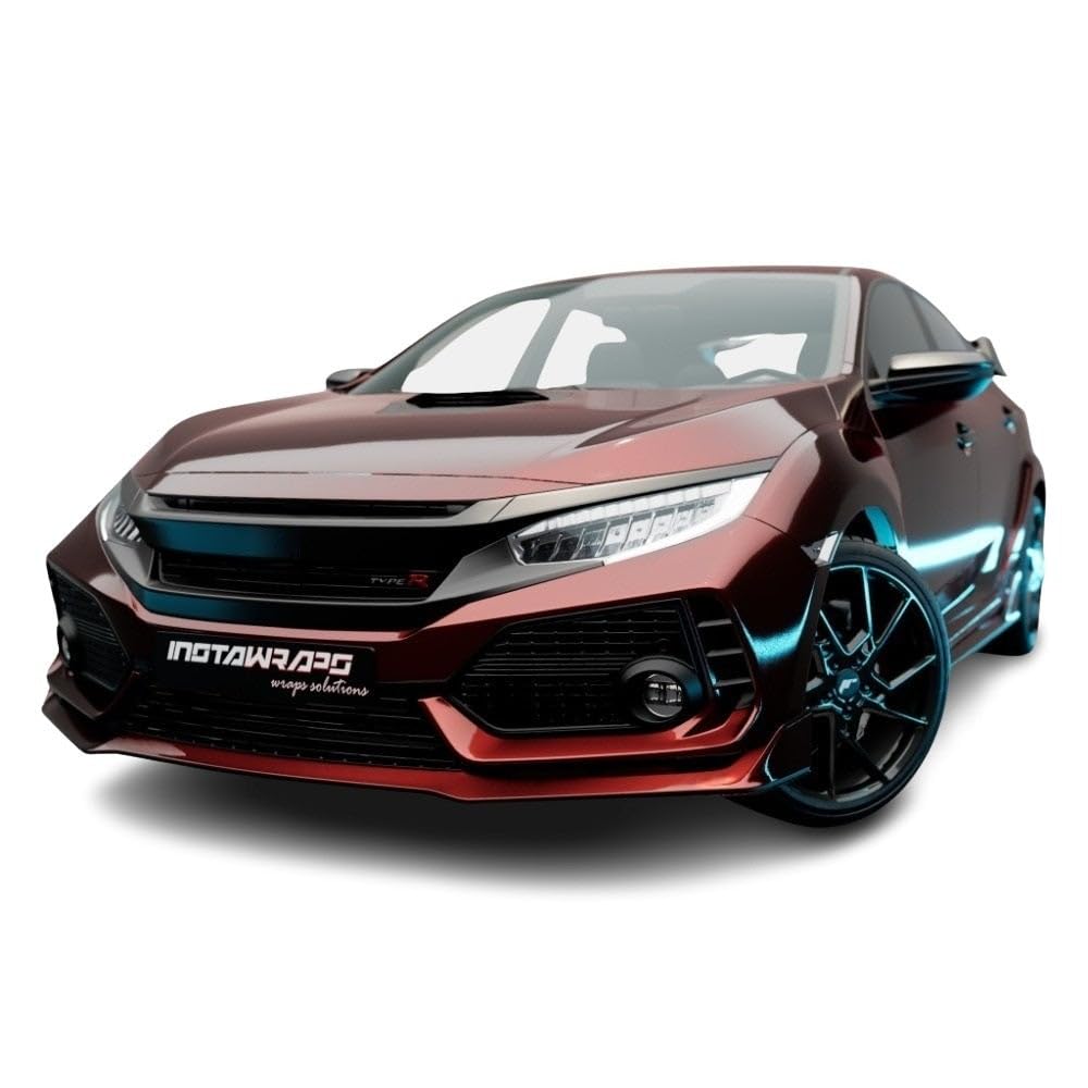 KPMF Gloss Red/Black Iridescent Wrap