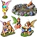 Fairy Garden Miniature Pond Kit - Figurines and Accessories Set of 5 pcs