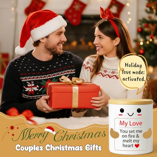 Valentines Day Gifts for Him Her Couple Anniversary Valentine's Day to My Love Candle for Wedding Engagement LDR Birthday Gift for Women Men Boyfriend Girlfriend Husband Wife Fiancé Valentines Candle — view 6