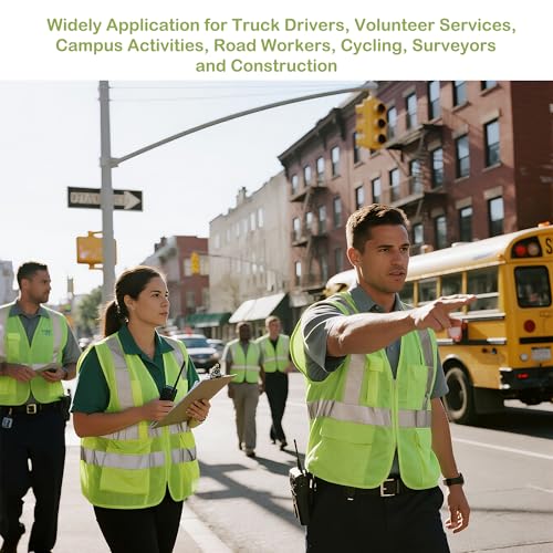Image of Reflective Safety Vest for Men Women Construction Vest Meet ANSI /ISEA Standard