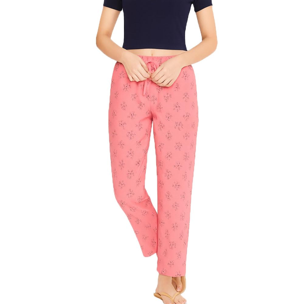 brand flex Womens Printed Pyjamas, Lounge Pants For Girls Pink (1 Pack)-picture-49