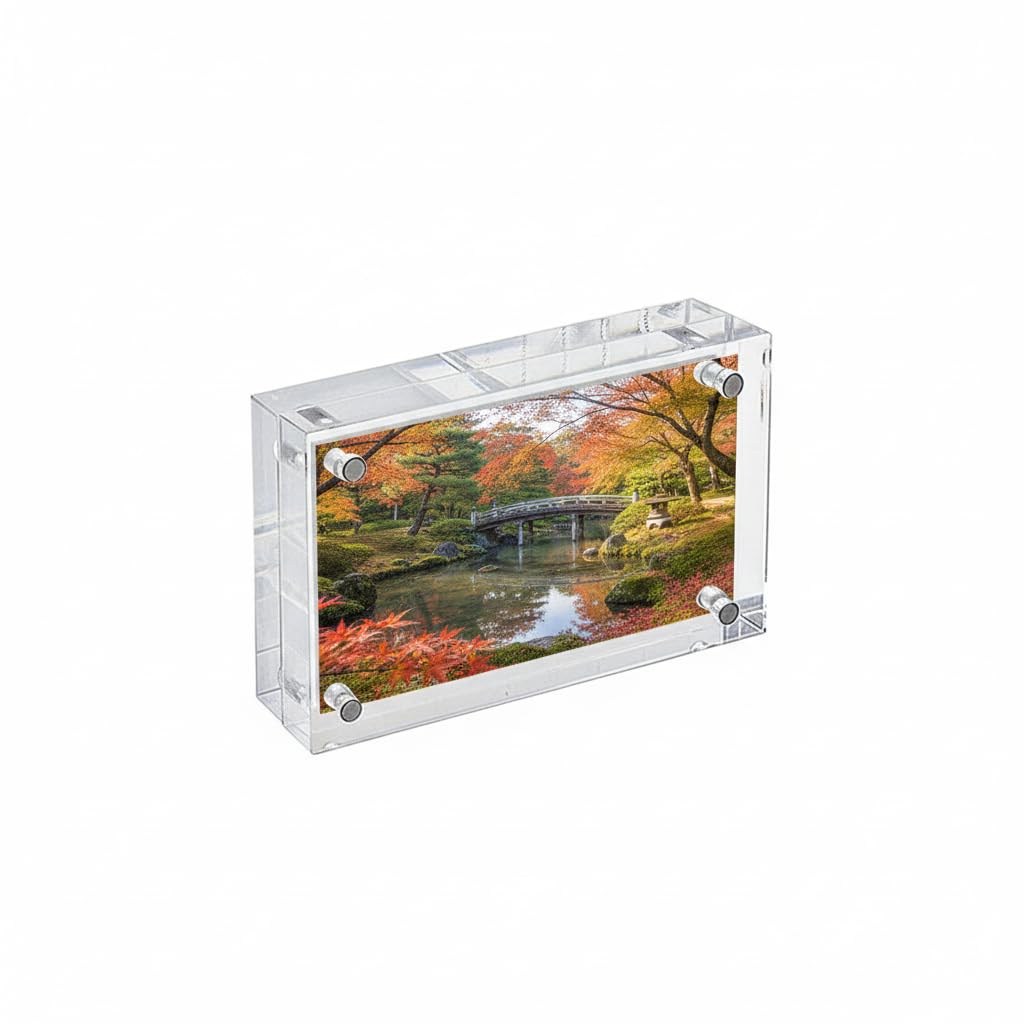 Support de panneaux Azar 104438 bloc acrylique double face stable 11,4x7,6 cm