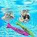 8.86'' Swimming Large Pool Diving Torpedo Toy Underwater Shark Swim Game Pool Toys for Kids Age 4-12 (2 Pack), Single Weight 0.48LB