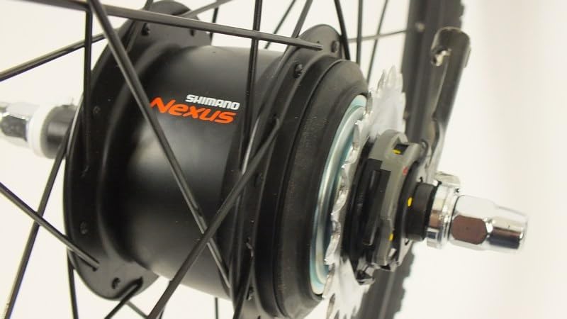 700C Nexus 8 Speed Internal Hub SG-6001-8R Disc or Rim Brake Wheels & Shifter with 42mm Tires and Tubes!