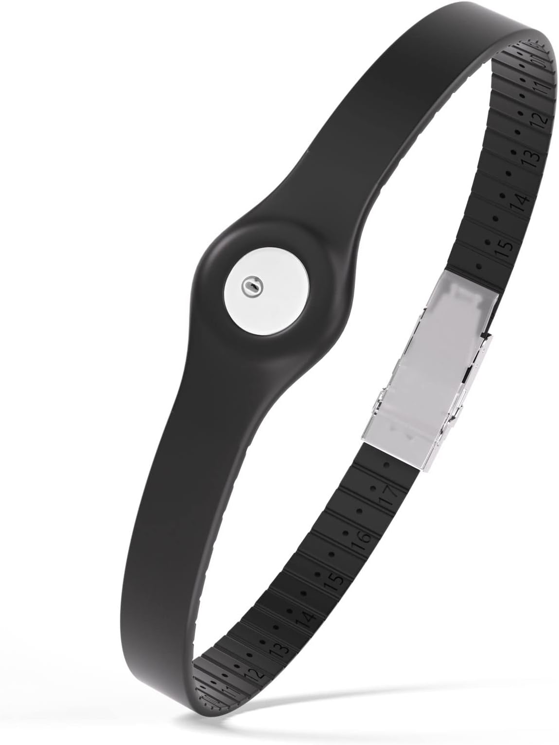 Divoti Glucose Monitor Sensor Cover Armband Compatible for Freestyle CGM Libre 3| Silicone Adjustable Trim to Fit, & Quickly Put-on- Waterproof, Hypoallergenic Black