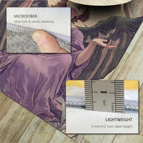 Moquette poil bas lavable 100x150 avec support caoutchouc antidérapant - 6