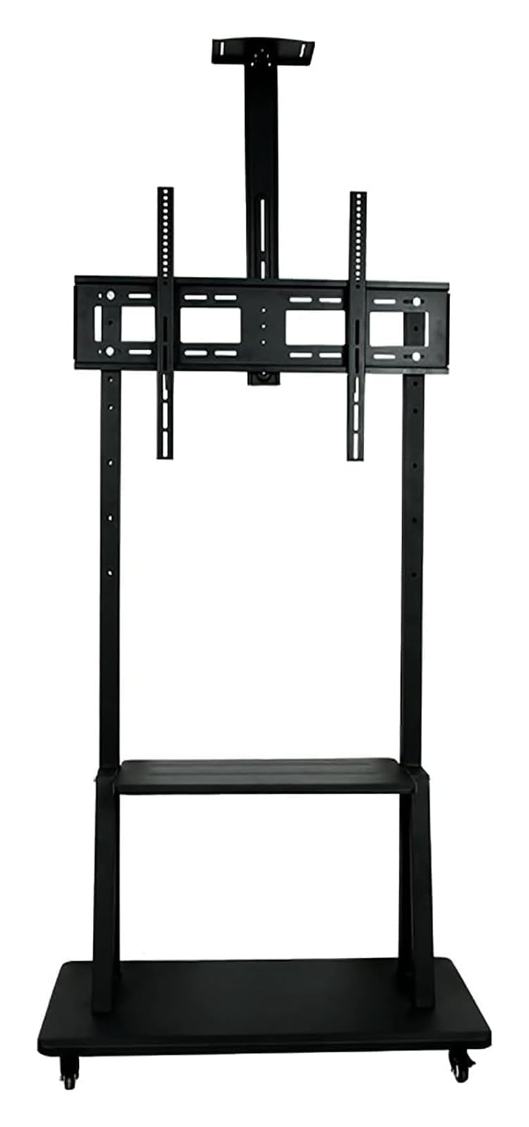 DFGHNBVC Mobile Tv Cart, Mobile Tv Stand On Wheels, Tv Universal Bracket, Mobile Tv Cart Floor Display Stand
