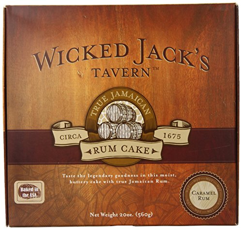 Wicked Jack's Tavern Jamaican Rum Cake, Butter Rum 20oz