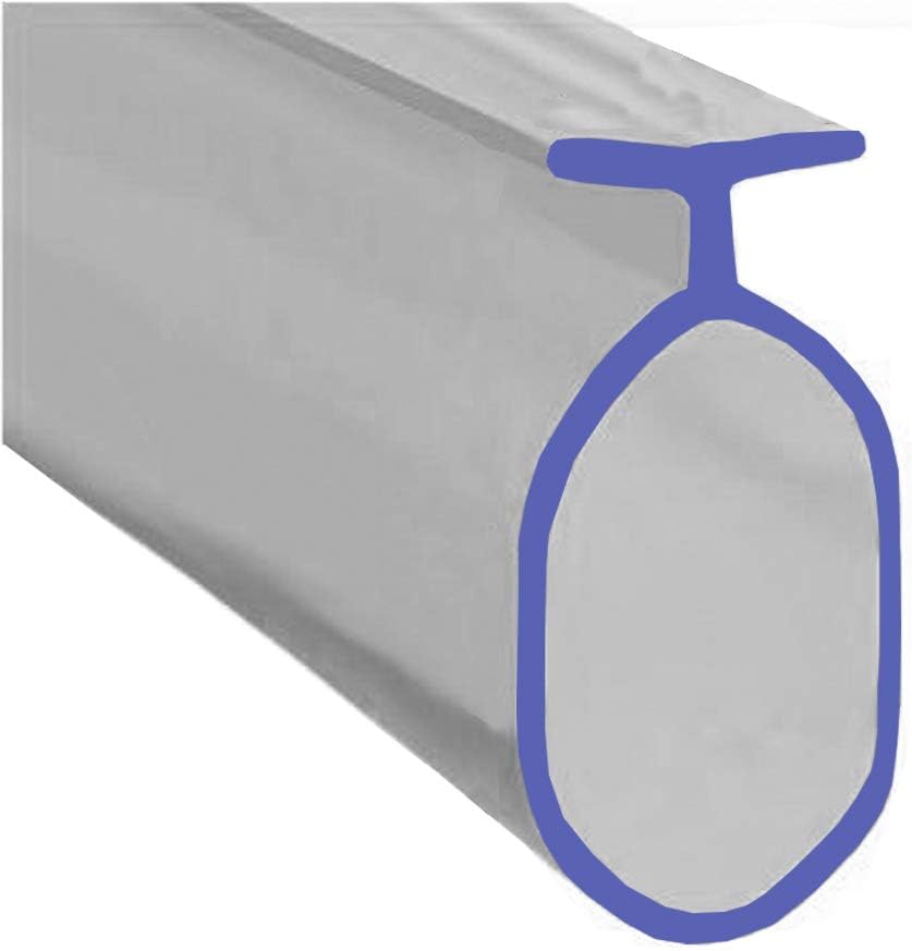 Soft Flexible Rubber Bubble Shower Seal | for Bi Folding Doors | Fits Into a 5mm Channel | BIF038 (2 Metres)