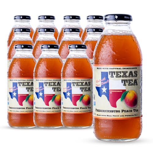 Texas Tea Fredericksburg Peach Tea – Organic Black Tea with