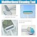 Pet Hair Removal Tool, Dog and Cat Hair Remover for Couch Carpet Furniture, 4 in 1 Multifunctional Pet Hair Removal Broom, Cleaning Brush for Window Tile, Reusable Washable, 1 Piece