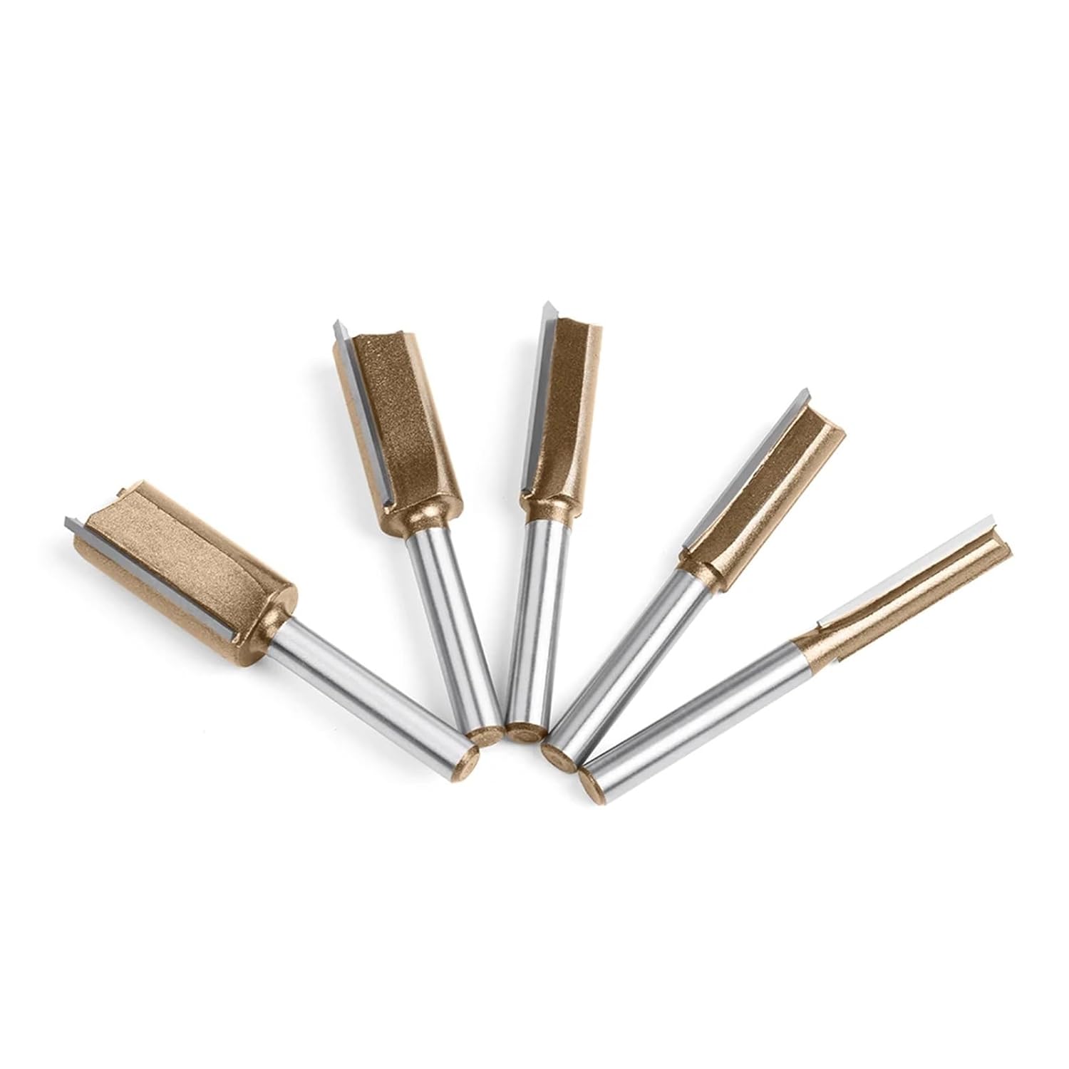 6mm Shank CNC Straight Bit Flush Trim Single Double Flute Router Tungsten Carbide Milling Cutter Woodworking Tools(6mmx18mmx30mm)