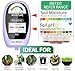 HSLGOVE Soil Test Kit, 2-in-1 Soil Moisture Meter/Soil PH Meter, Dual Screen Soil Tester, Soil Moisture Meter for Plants Watering/Gardening for Lawn,Farm Indoor&Outdoor Use-PalePurple