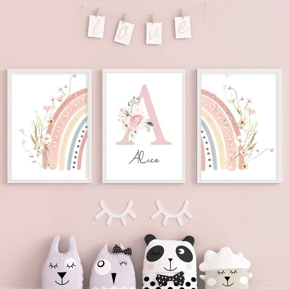 Affiche Enfant Deco Tableau Decoration Murale Chambre Bebe Pour Filles