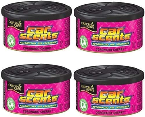 California Scents Ambientador Coche 4 Pack Cereza