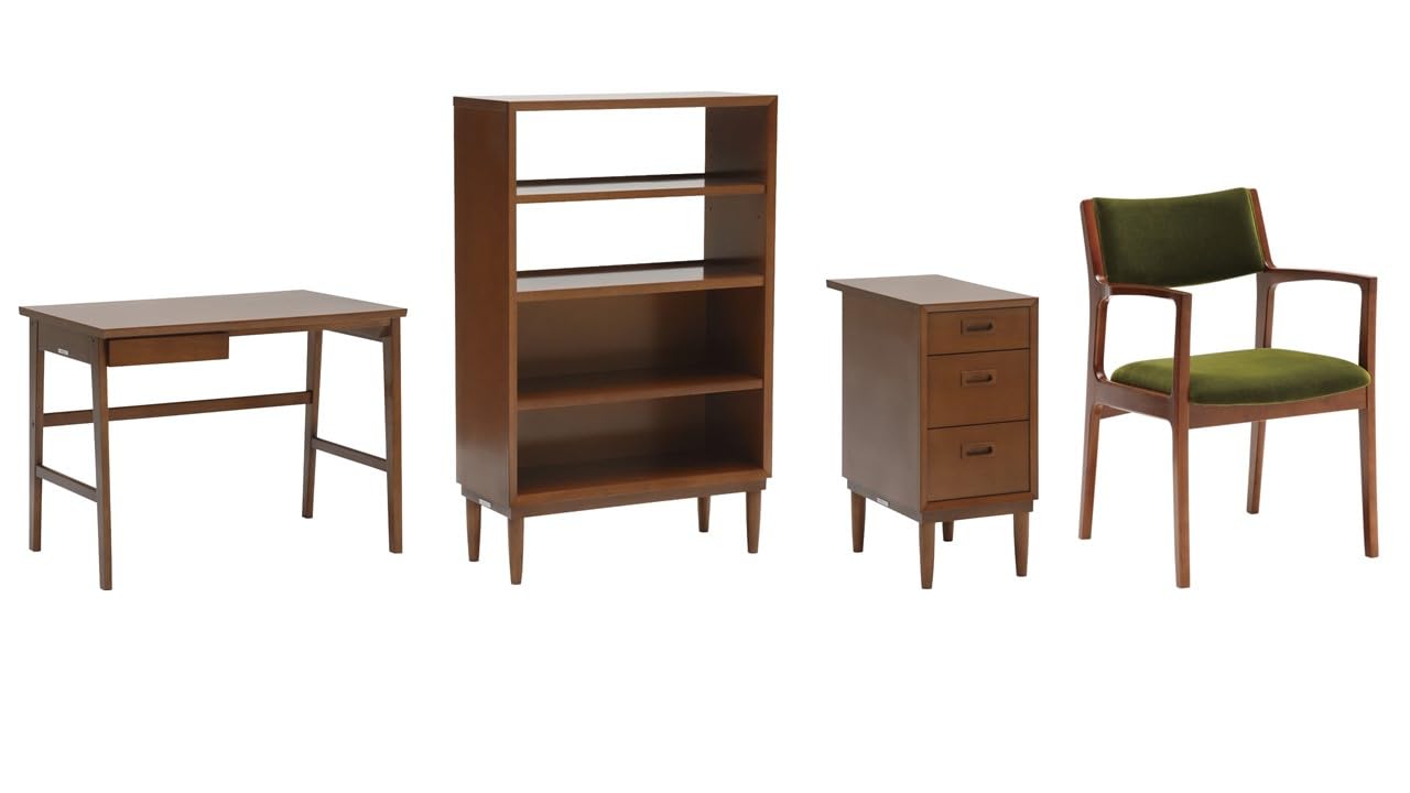 カリモク60 デスク イス チェスト set