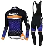 [Camisas de Bike con Diseño de Cremallera Completa y Multi Antideslizante] -- El cuello alto con cremallera de longitud completa y tope superior protege su barbilla de ser rayado por la cremallera. Los puños y el dobladillo de la camisa están diseñados con bandas elásticas, que brindan el máximo control de temperatura. Cintas antideslizantes en la parte inferior de las camisas y los pantalones para evitar que la ropa se resbale.