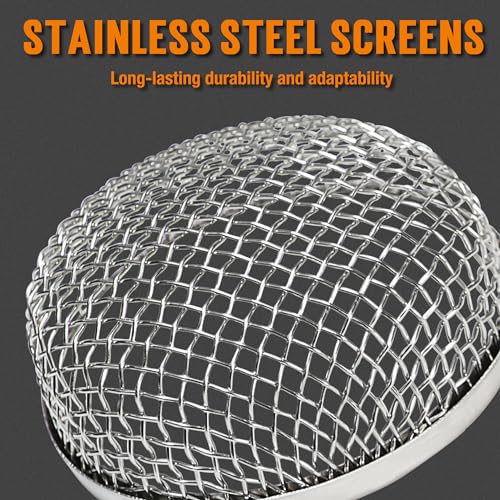 Image of TONDA RV Furnace Vent Screen, Bug Screens Heater Vent Cover for Camper, 2 Pack | Installation Tool Included, Silicone Rubber, Rust and Corrosion-Resistant