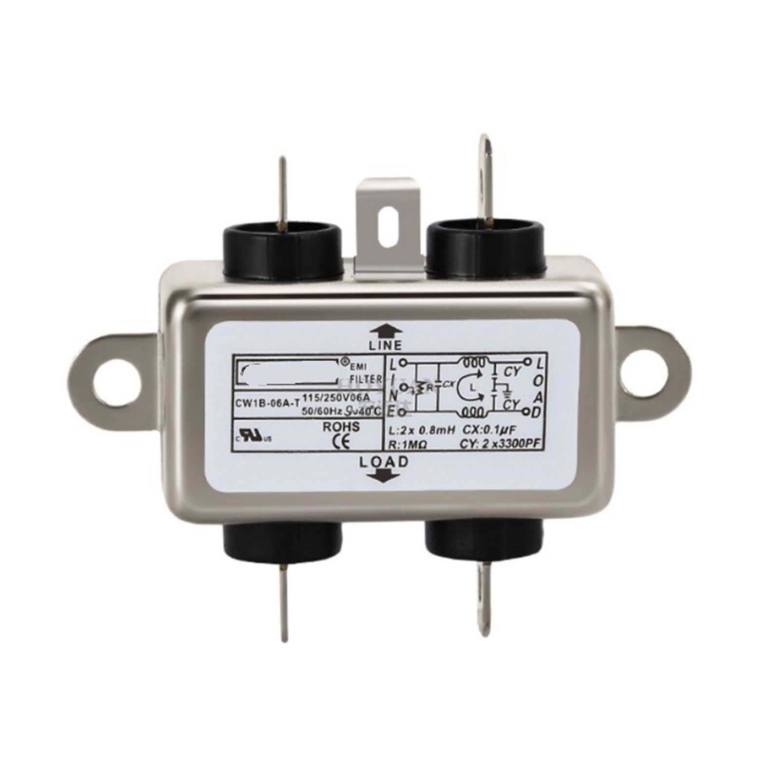 CW1B-10A-T 6A Anti-Interference Power Filter Single-Phase Small Size(CW1B-06A-T 6A)