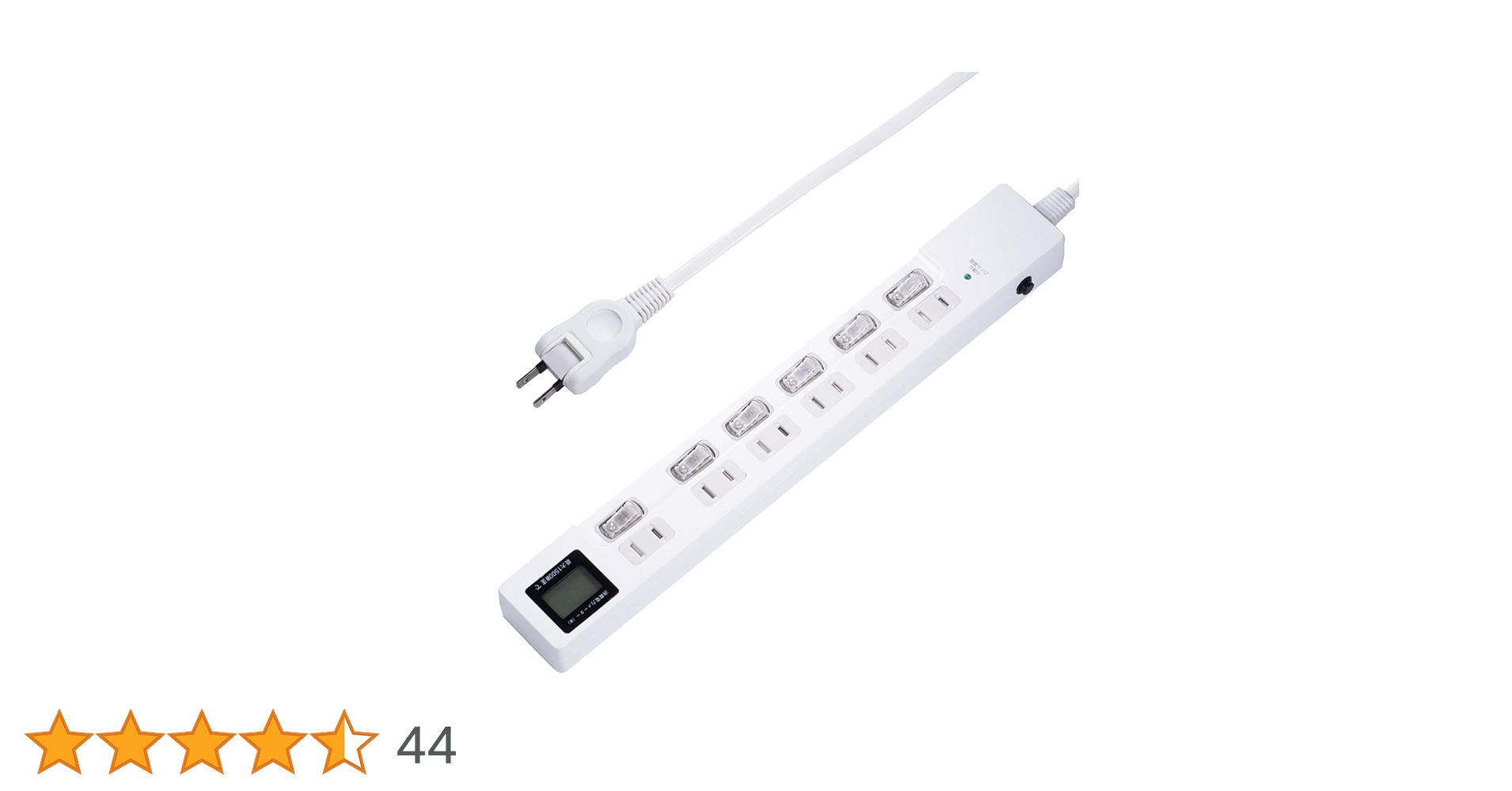 Amazon.co.jp: EXHEART ワットメーター付スイッチタップ 6個口