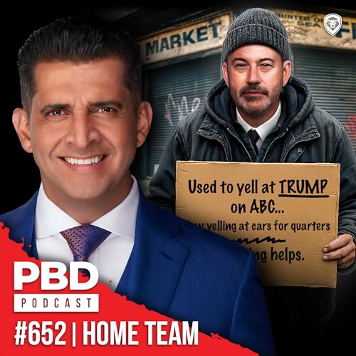 Page de couverture de Jimmy Kimmel OFF-AIR, Netanyahu DENIES Charlie Kirk Conspiracy & Trump TARGETS Ilhan Omar | PBD Podcast | Ep. 652